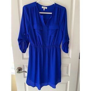 Beautiful Royal Blue Monteau Dress, XL